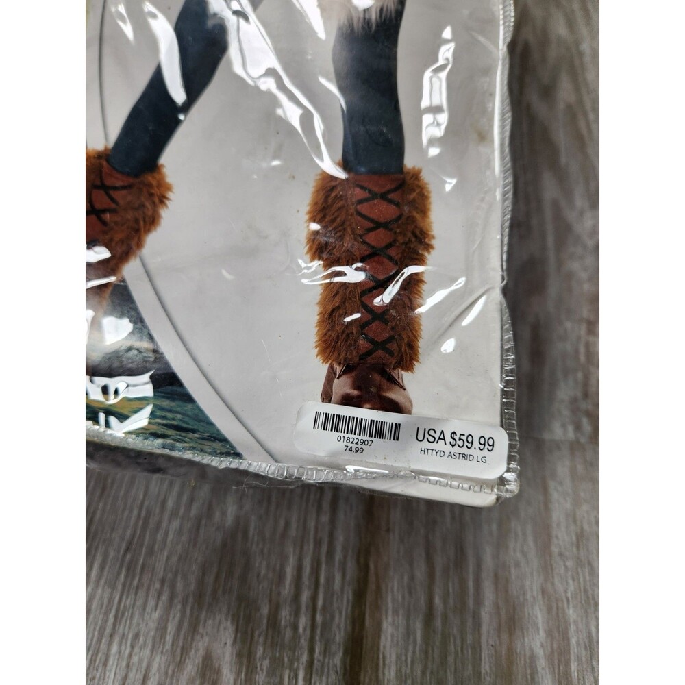How to Train Your Dragon Astrid Costume Girls Sz L 12-14 Halloween Cosplay GUC - Picture 5 of 8